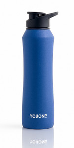 YOUONE blue steel bottle